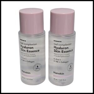 Hanskin Real Complexion Hyaluron Skin Essence 30ml HA + Collagen Set of 2 Korea